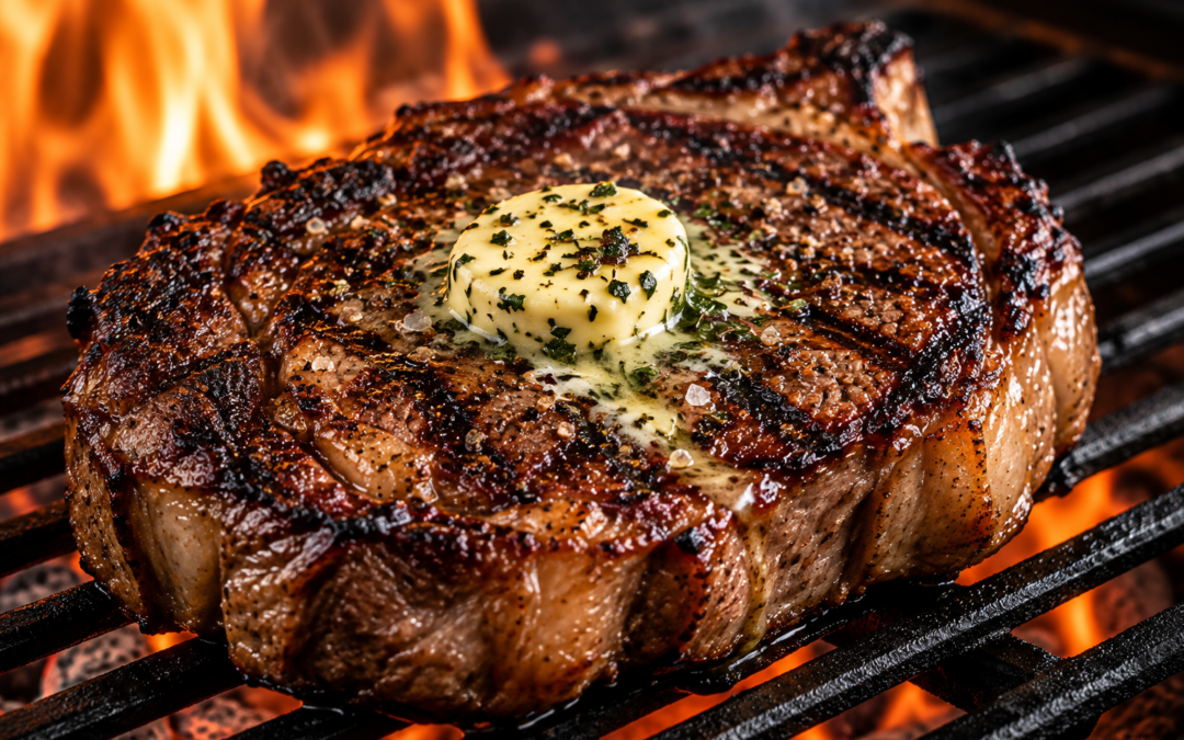 Reverse-Seared Ribeye Steak
