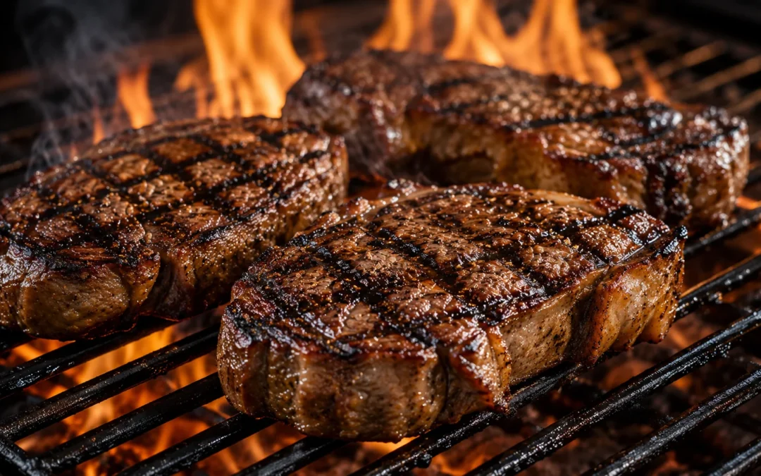 Fire-Grilled Chicken Thighs